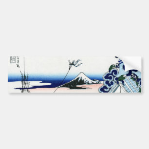 Autocollant De Voiture 東 都 浅 草 本 寺, vue sur le Mont Fuji depuis Asakusa, 