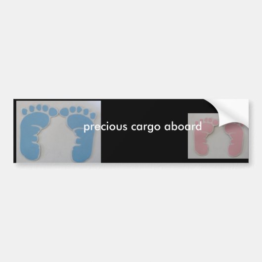 Autocollant De Voiture 004, 003, cargaison précieuse à bord (Devant)