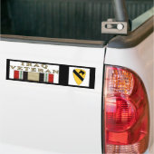 Autocollant De Voiture 10x10_1stCav-Logo_V01, combattant d'Irak (Sur camion)