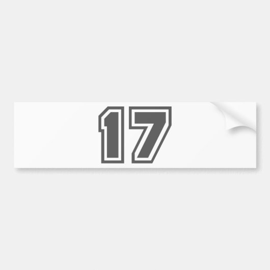 AUTOCOLLANT DE VOITURE 17 (Devant)