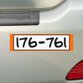 AUTOCOLLANT DE VOITURE 176-761 (En voiture)