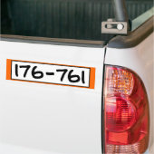 AUTOCOLLANT DE VOITURE 176-761 (Sur camion)
