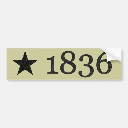 AUTOCOLLANT DE VOITURE 1836 (Devant)