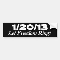 1/20/13 ; Laissez l'anneau de liberté !