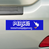 Autocollant De Voiture 1h33 Bumpersticker de paix (En voiture)