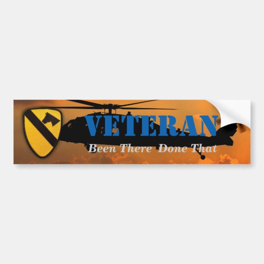 Autocollant De Voiture 1st cavalry air cav acr veterans vets (Devant)