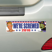 Autocollant De Voiture 2016 - Anti Trump Hillary Clinton (En voiture)
