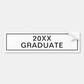 Autocollant De Voiture 2025 2026 Graduate Customize the Year Graduation (Devant)