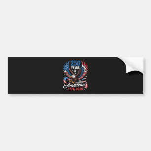 Autocollant De Voiture 250e anniversaire USA aigle patriotique 250 ans