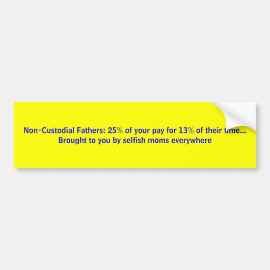 Autocollant De Voiture 25% de votre salaire pour 13% de leur temps… (Devant)