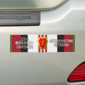 Autocollant De Voiture 25th Infantry Division Afghanistan Veteran (En voiture)