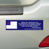 Autocollant De Voiture 29:2 de proverbes (En voiture)