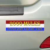 Autocollant De Voiture 2 000 Mules (En voiture)