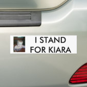 AUTOCOLLANT DE VOITURE 2, JE REPRÉSENTE KIARA (En voiture)