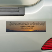 Autocollant De Voiture 2Corinthiens 10:5 (En voiture)