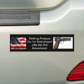 Autocollant De Voiture 2ème Adhésif pour pare-chocs d'amendement (noir) (En voiture)