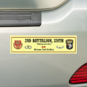 Autocollant De Voiture 2ème Milliard, 320th fa Bumper.Sticker (En voiture)