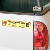 Autocollant De Voiture 2ème Milliard, 320th fa Bumper.Sticker (Sur camion)