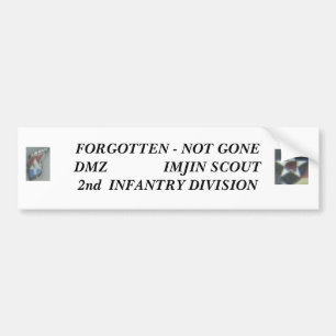 Autocollant De Voiture 2ème Scout de division   Imjin de FNI