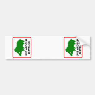 Autocollant De Voiture 2x STICKER VOITURE SANGLIER ajustables (immatri.)