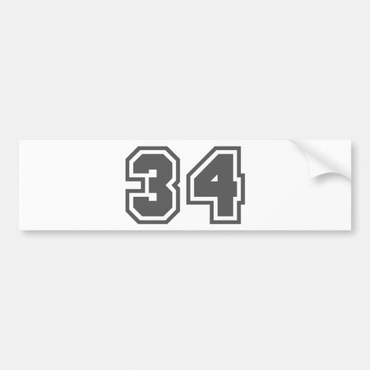 AUTOCOLLANT DE VOITURE 34 (Devant)