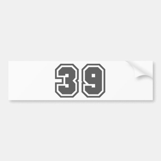 AUTOCOLLANT DE VOITURE 39 (Devant)