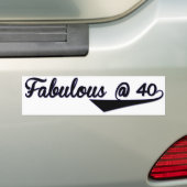Autocollant De Voiture @ 40 fabuleux (En voiture)