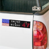Autocollant De Voiture 47 Trump Rubio 2024 (Sur camion)