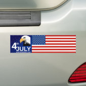 Autocollant De Voiture 4 juillet (En voiture)