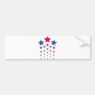Autocollant De Voiture 4 juillet Femmes Hommes Enfants Cute USA Étoile pa