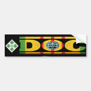 Autocollant De Voiture 4ème FNI. Division. Doc. avec l'autocollant de CM