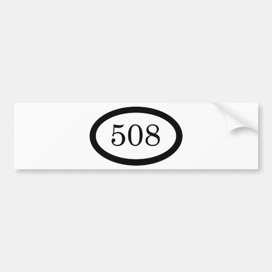 AUTOCOLLANT DE VOITURE 508 (Devant)