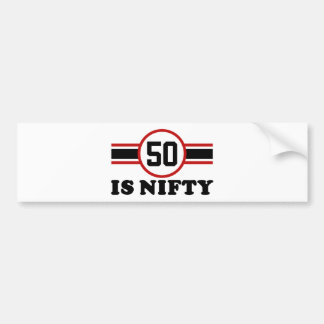 Autocollant De Voiture 50e anniversaire