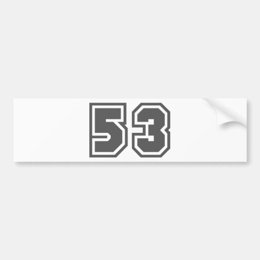 AUTOCOLLANT DE VOITURE 53 (Devant)
