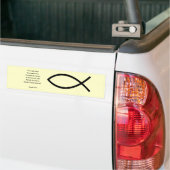 Autocollant De Voiture 53:6 d'ISAÏE (Sur camion)