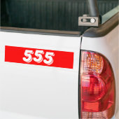 AUTOCOLLANT DE VOITURE 555 (Sur camion)