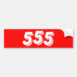 AUTOCOLLANT DE VOITURE 555