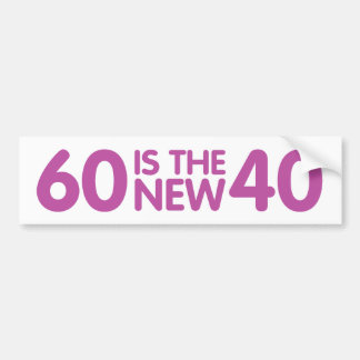 Autocollant De Voiture 60e anniversaire