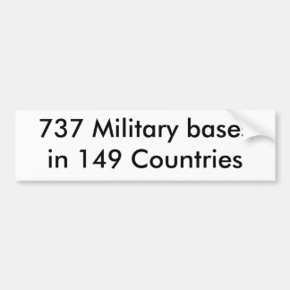 Autocollant De Voiture 737 bases militaires dans 149 pays