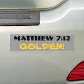 Autocollant De Voiture 7h12 de Matthew d'or ! (règle) (En voiture)