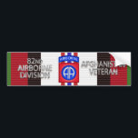 Autocollant De Voiture 82nd Airborne Division Afghanistan Veteran<br><div class="desc">Display your pride for our Army's only Airborne Division! This is a specially designed gift for anyone looking for that one of a kind special gift for any occasion such as retirement, change of command, PCS, ETS or simply because you want this cool design. This uniquely designed Custom Designed Afghanistan...</div>