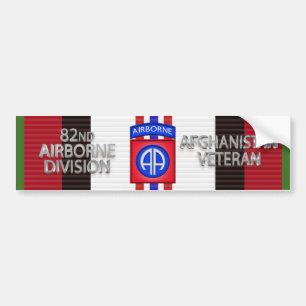 Autocollant De Voiture 82nd Airborne Division Afghanistan Veteran