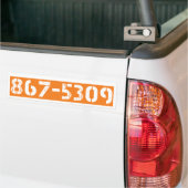 AUTOCOLLANT DE VOITURE 867-5309 (Sur camion)