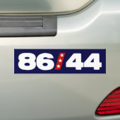 Autocollant De Voiture 86 44 - Anti Barack Obama (En voiture)
