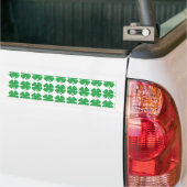 Autocollant De Voiture 8 bits Pixel Lucky Four Leaf Clocher (Sur camion)