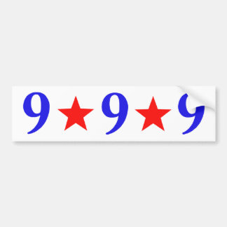 Autocollant De Voiture 999 - Herman Caïn 2012