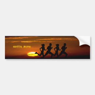 AUTOCOLLANT DE VOITURE A OBTENU DE COURIR ! XC ADHÉSIF POUR PARE-CHOCS
