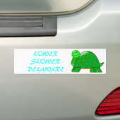 Autocollant De Voiture Abaissez le Delaware plus lent (En voiture)