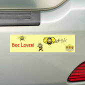 Autocollant De Voiture Abeille de Bootiful (En voiture)