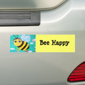 Autocollant De Voiture Abeille heureuse (En voiture)